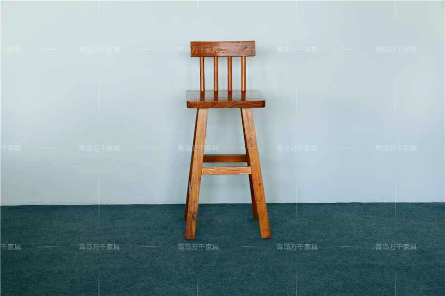 老榆木吧椅